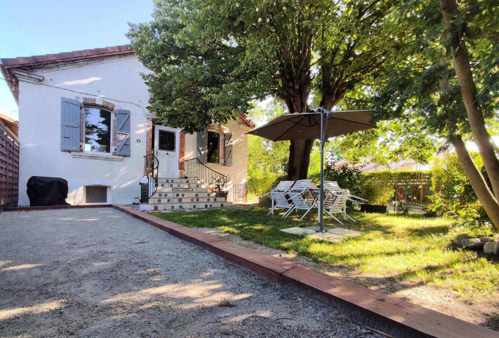Villa Garona Avec Billard Proche Pyrenees Cazeres Buitenkant foto